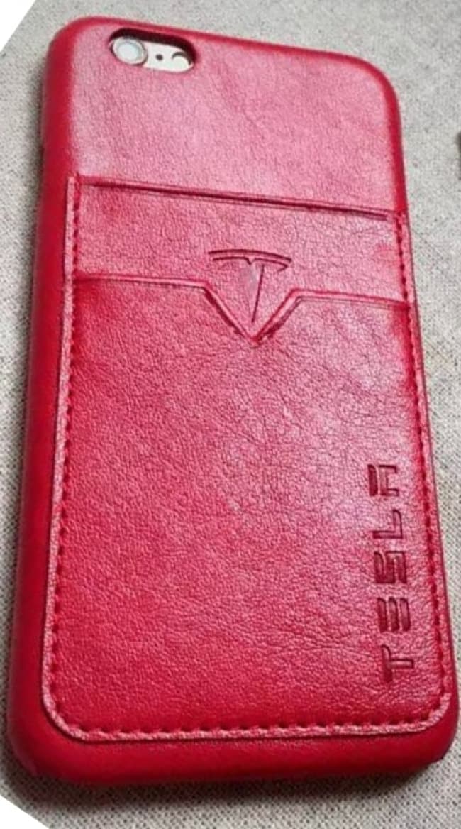 rand Bliksem gemeenschap Tesla Leather iPhone 6 6s Plus Card Holder Case | Tablet Phone Case