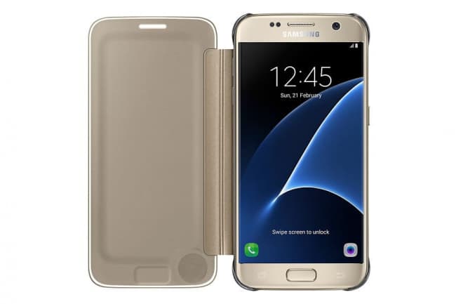 Samsung Galaxy S7 Edge Clear View Cover www.tabletphonecase.com