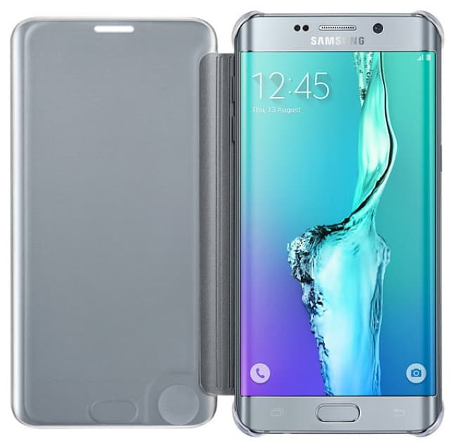 Samsung S6 Edge Plus + View Cover Silver | Tablet Case