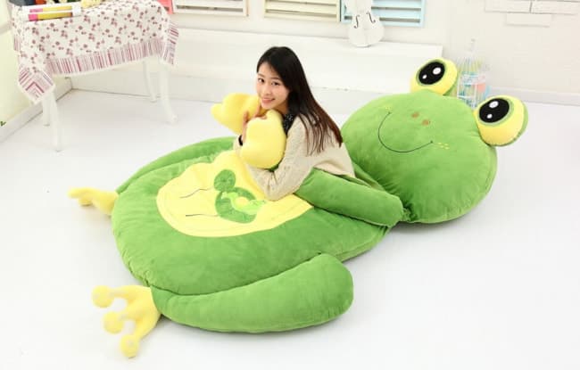long frog pillow case