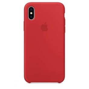 iPhone X Silicone Case - Red