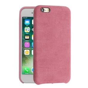 Alcantara Cover for iPhone 8 / 7 / 6 Plus - Light Pink