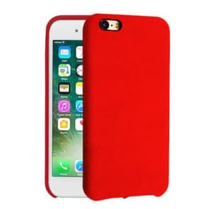 Alcantara Cover for iPhone 8 / 7 / 6 Plus - Red