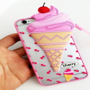 Cute Ice Cream 3D Case for iPhone 7 Plus