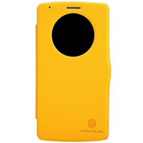Nillkin Leather LG G3 Quick Circle Leather Case Yellow