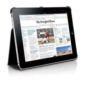 Macally Bookstand iPad Case Stand Black