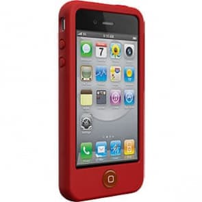 SwitchEasy Colors Crimson Red Silicone Case for iPhone 4