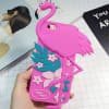 iPhone 6 6s Plus Flamingo Floral Pattern Silicone Case Wiggle Wiggle