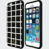 iPhone 6 6s Plus Kate Spade Black/White Paintery Check Hybrid Hardshell Case