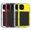 Shockproof Gorilla Glass Metal Case for iPhone 11
