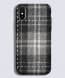 iPhone X Plaid Pattern Fabric Case