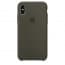 iPhone X Silicone Case - Dark Olive