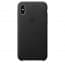 iPhone X Leather Case - Black