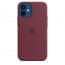 iPhone 12 Mini Silicone Case with MagSafe - Plum