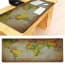 Extra Large Mouse Pad World Map Atlas Desk Mat 40 x 90 cm