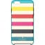 iPhone 6 Plus Kate Spade Candy Stripe Turquoise/Yellow/Orange/Pink/Navy Hybrid Hard Shell Case