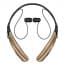 LG Tone Pro HBS-750 Bluetooth Headset Stereo Wireless - Gold
