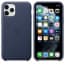 Apple iPhone 11 Leather Case Midnight Blue