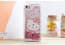iPhone 4/4S Hello Kitty Moving Glitter Stars Case