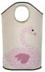 3 Sprouts Canvas Storage Laundry Hamper Swan