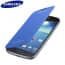 Samsung Galaxy S4 Mini Flip Cyan Case Cover