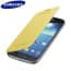 Samsung Galaxy S4 Mini Flip Yellow Case Cover