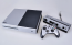 Xbox One Carbon Fiber Silver Black Vinyl Decal Skin for Console, Controller, Kinect