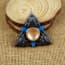 HeyTech Solid Metal Triangle Black Chinese Seal Fidget Spinner