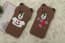 HTC One M9 Character Case Line Bear White Shirt