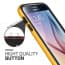 Verus Yellow Galaxy S6 Case Crucial Bumper Series