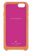 iPhone 6 Plus Kate Spade Dots Hybrid Hard Shell Case-Pink Orange
