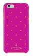 iPhone 6 Plus Kate Spade Dots Hybrid Hard Shell Case-Pink Orange
