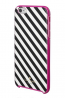 iPhone 6 Kate Spade Diagonal Stripe Black/Cream Hybrid Hard Shell Case