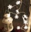 Snowflake Shape LED Christmas Lights - 5 Meters /  16 Feet