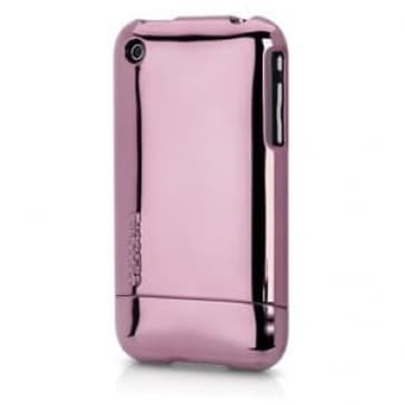 In Caso Cromo Cursore Caso Di Colore Rosa Della Copertura Della Perla Per L'iPhone 3G 3Gs