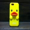 B.Duck Caso Di Gomma Siliconica Anatra Giallo Per iPhone 6 6S