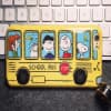 Snoopy Charlie Arachidi Marrone Scuola Bus iPhone 6 6S Più Caso