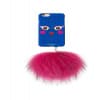 Iphoria Collezione Mostro Al Portatile Owly Molibdeno Caso iPhone 6 6S Con Pom Pom