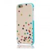 iPhone 6 6S Kate Spade Confetti Dot Ibrido Caso Crema Guscio Duro / Nero / Verde / Blu / Rosa / Giallo