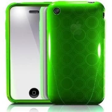 Iskin Solo Fx Exuberante Caso Verde iPhone 3G 3Gs