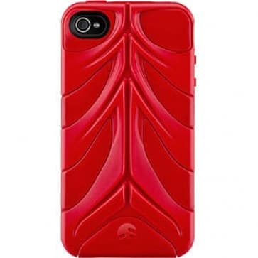 Capa De Espinha Vermelha De Capsulerebel Shewsule Para iPhone 4 4S