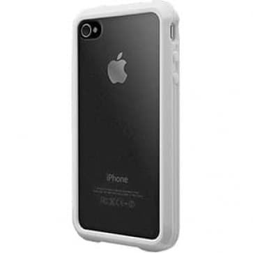 Caso Branco Híbrido De Guarnição De Aparelho Para O Apple iPhone 4