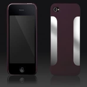 Mais Coisa Para Blaze Coleção Borgonha Vermelho Capa iPhone 4