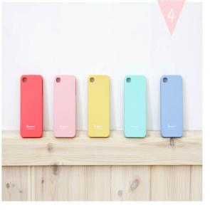 Happymori Silicon Geléia Sherbet Pastel Cores Telefone Para iPhone 4 4S