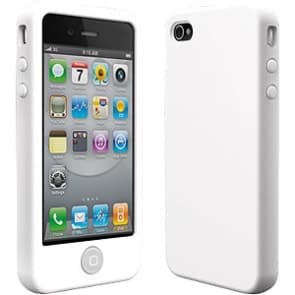 Correias Shortasy Cores Casa De Silicone White Para iPhone 4