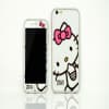 iPhone 6 6S Mais Olá Kitty Branco Pára-Choques E Pele Decalque De Pele