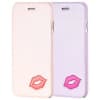 Capa Pastel Doce Kiss Flip Para iPhone 6 6S Plus