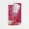 Skinnydip Rosa Liquid Glitter iPhone 6 6S Caso