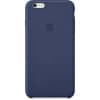 Capa De Couro Para Apple iPhone 6 6S Mais Azul Da Meia-Noite