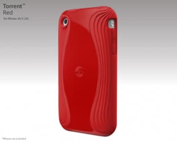 SwitchEasy Torrent Cover Rød til iPhone 3G 3GS